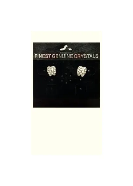 Prophy Perfect - JEWELRY_EARRINGS_630252 - Dental Jewelry: Tooth-shaped Austrian Crystal Earrings
