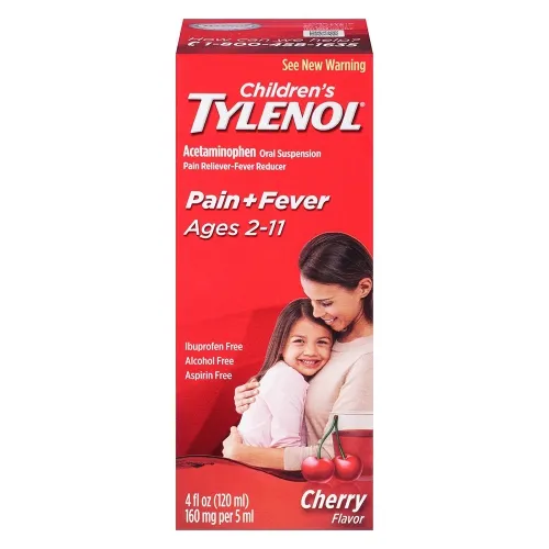 J&J - 029604 - Children's Tylenol Oral Suspension Liquid Splash