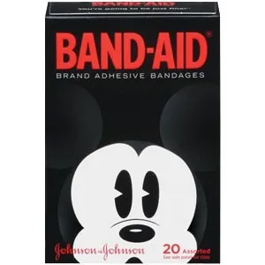 J&J - Band-Aid - From: 104013 To: 105834 - Johnson & Johnson Disney Mickey Assorted Adhesive Bandages, 20ct