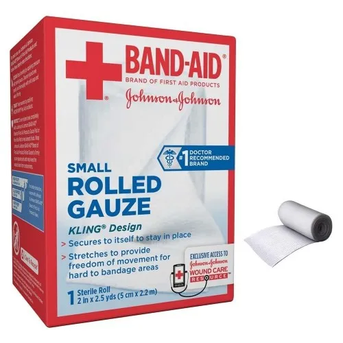 J&J - Band-Aid - From: 116138 To: 116141 - Johnson & Johnson Rolled Gauze, Conforming, Sterile