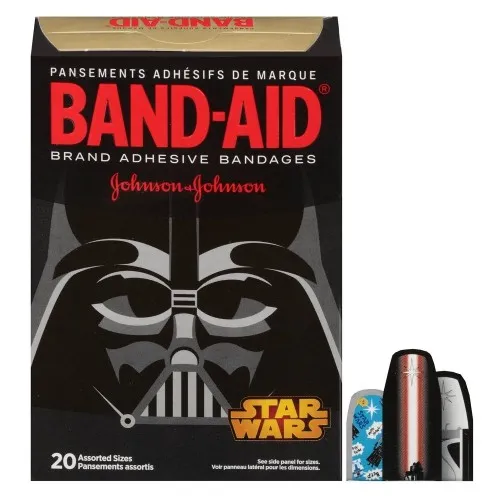 J&J - 116286 - Band-Aid STAR WARS&#153; Adhesive Bandage, Assorted, 20ct, 6/bx, 4 bx/cs