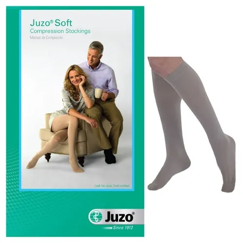 Juzo - 2001ADFFSH644 - Juzo Soft Knee-High, 20-30, Full Foot, Short, Pebble