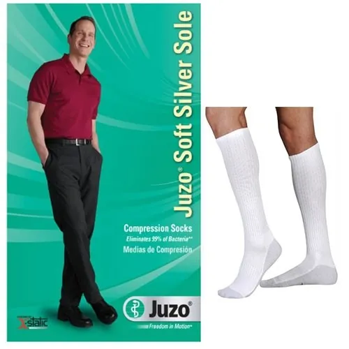 Juzo - 2002RIADFF063 - Juzo Soft  Sole Knee-High, 30-40, Ribbed, Full Foot
