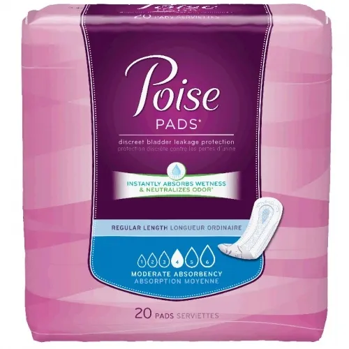 Kimberly Clark - 33558 - Poise Pad Moderate Absorbency