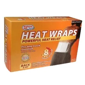 Kinray-Cardinal Health - 430-843 - Preferred Plus Heat Wraps for Back and Hip (2 Count)