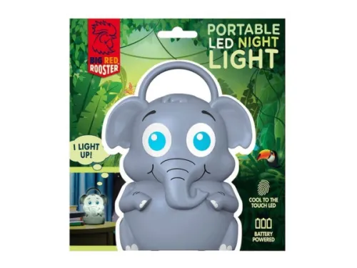 Kole Imports - EL847 - Elephant Portable Led Night Light With Handle