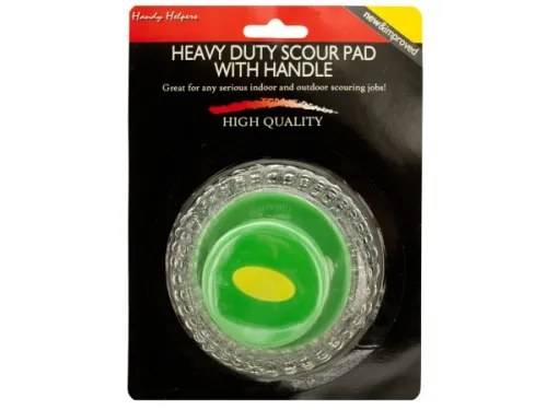 Kole Imports - Hb401 - Scouring Pad With Handle