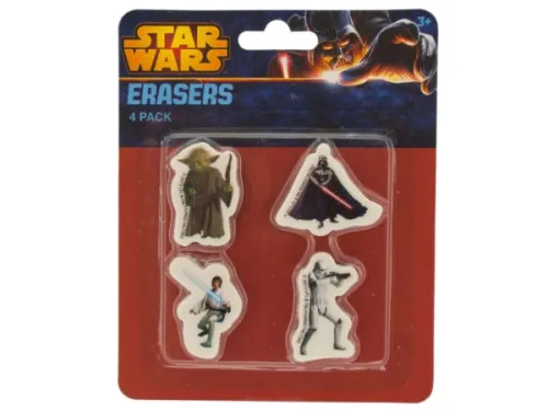 Kole Imports - Ka347 - Star Wars Erasers Set