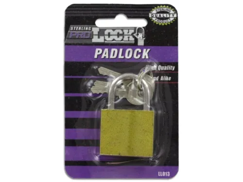 Kole Imports - From: LL013 To: LL098 - Iron Padlock With Keys