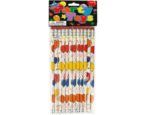 Kole Imports - LP217 - Balloons Party Favor Pencils