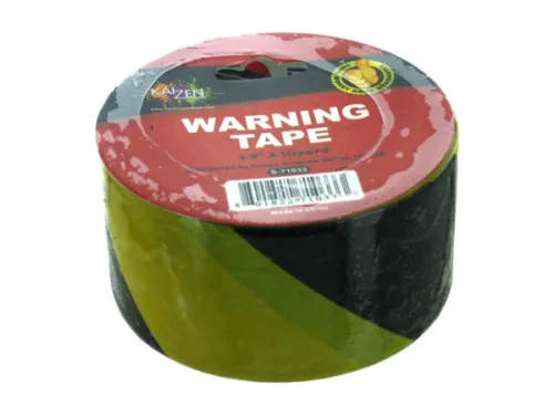 Kole Imports - ML225 - Black And Yellow Cautionary Tape