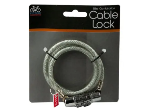 Kole Imports - OB581 - Bike Combination Cable Lock