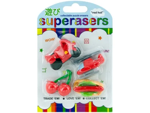 Kole Imports - OP516 - Red Hot Erasers