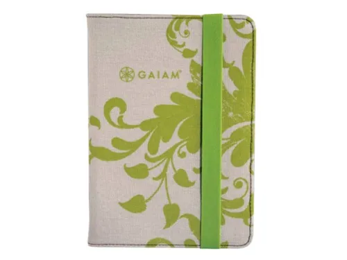 Kole Imports - OS774 - Gaiam Green Filigree Ipad Mini Folio Case
