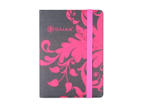 Kole Imports - OS779 - Gaiam Pink Filigree Ipad Air Folio Case