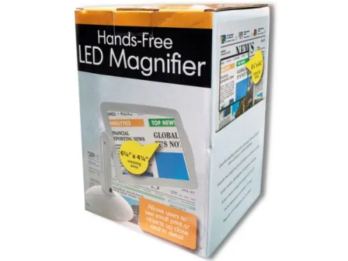 Kole Imports - OT699 - Hands-free Led Magnifier