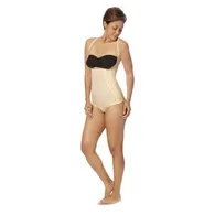 Marena - From: SFBHA-L-B To: SFBHA-S-H - Panty Length Girdle with High Back Black