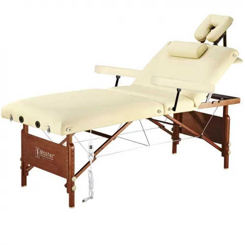Master Massage - DRSPMTPWTT - Del Ray Salon Portable Massage Table Package With Therma Top