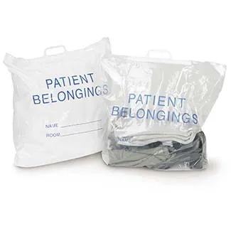 Medegen Medical - 3549 - Patient Belongings Bag, Name & Room Number 6-8 Gal