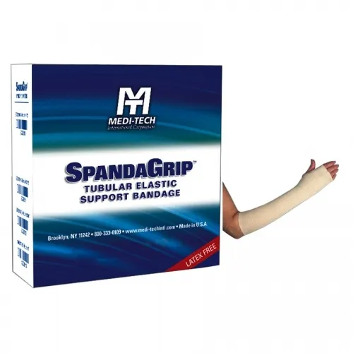 Medi-Tech - SpandaGrip - From: SAG10336 To: SAG45036 - International  Elastic Tubular Support Bandage  3 X 36 Inch Large Arm / Medium Ankle / Small Knee Pull On Natural NonSterile Size D Standard Compression