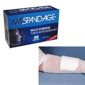 Medi-Tech - MT Spandage - From: MT01 To: MT10 - International  Elastic Net Retainer Dressing  Tubular Elastic 25 Yard Size 1 White Finger / Toe / Wrist NonSterile