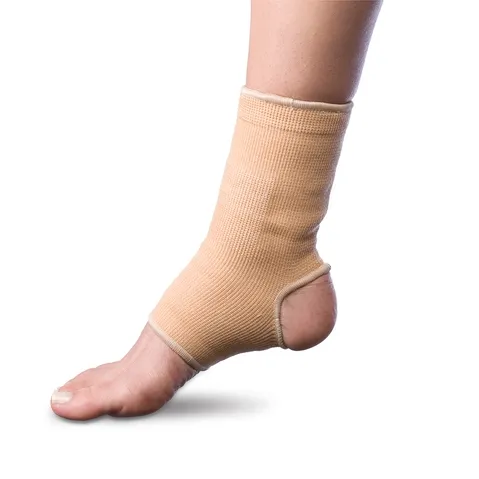 Yasco Enterprise - Body Sport - From: 771LRG To: 771XLG -  Slip On Ankle Compression,  Open Toe, Open Heel, Large (9"  10" Ankle Circumference), Beige, Latex Free