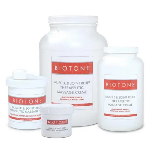 Biotone - 17116OZ - Biotone Muscle & Joint Relief Massage Cream 16 Oz Bottle