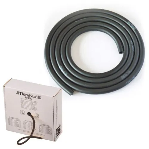 Hygenic - 115BLK - Thera-band Tubing 100' Roll, Black, Special Heavy