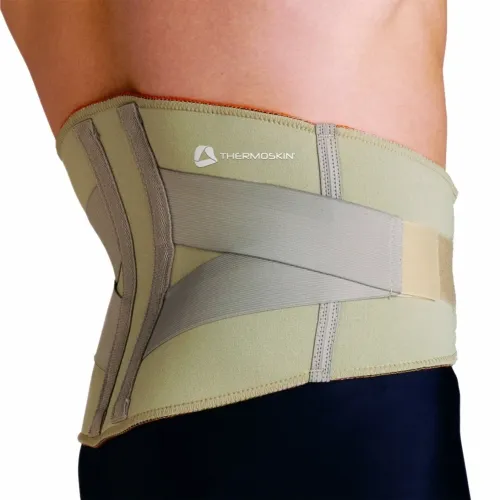 Orthozone - ThermoSkin - From: 103LRG To: 103SML - Thermoskin Lumbar Support With Elastic Straps, Large, 35 3/4" 39 1/2"