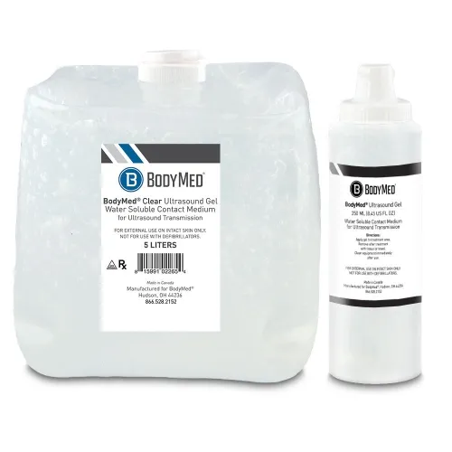 National Therapy Products - BodyMed - From: GEL5L To: GEL5LC - Bodymed Ultrasound Gel, Blue, 5 liter Cube With Dispenser Bottle