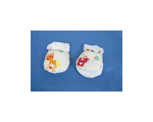 Meditech - MTPM391S - Pediatric Mitts Double Padded Flap To View Fingers  Latex-Free Infant -0-1 year-
