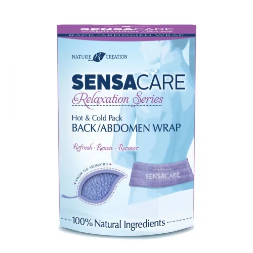 Nature Creation - From: SCRF-BACK-BLU To: SCRF-BACK-PPL - SensaCare Relief Back/Abdomen wrap Blue