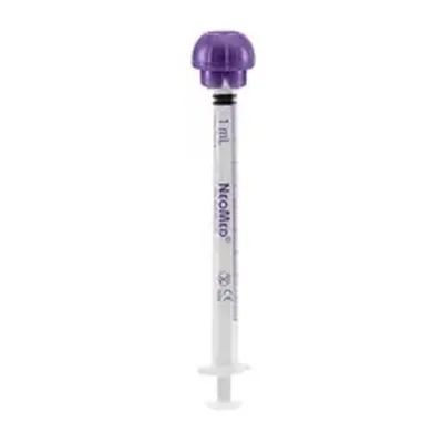 Avanos Medical - PNM-S1NC - Avanos NeoConnect Oral/Enteral Syringe with ENFit Connector, Purple, 1 mL