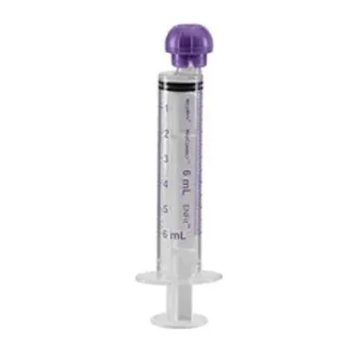 Avanos Medical - PNM-S6NC - Avanos NeoConnect Oral/Enteral Syringe with ENFit Connector, Purple, 6 mL