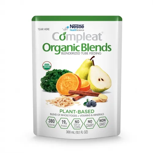 Nestle Healthcare Nutrition - 4390019270 COMPLEAT Organic Blends, Plant-Based, 10.1 fl. oz