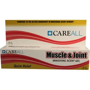 New World Imports - CareAll Muscle and Joint - MJG3 - Topical Pain Relief CareAll Muscle and Joint 2.5% Strength Menthol Topical Gel 3 oz.