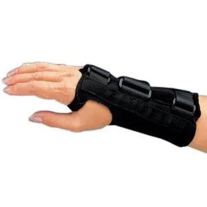 North Coast Medical - 52964 - Comfort Cool D-Ring Wrist Splint, Left, Medium