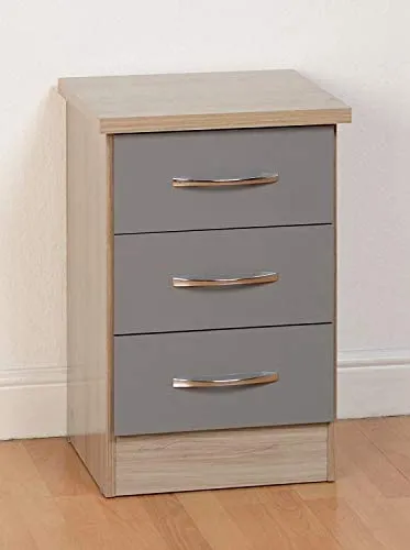 Novummed - From: ICG-BC-3D-C To: ICG-BC-DO-T  Bedside Cabinet, 3 Drawer, Combination Rtl & Standard Thermoform