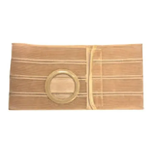 Nu-Hope - Nu-Form - From: BG-6358-I To: BG-6358-U - Nu Form Nu Form Beige Support Belt 2 5/8" Opening 1 1/2" From Bottom, 8" Wide, 41" 46" Waist, X Large, Regular Elastic, Right Sided Stoma.