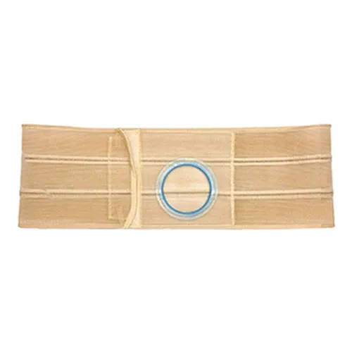 Nu-Hope - Flat Panel - From: BG-6704-P-C To: BG-6704-P-Q -  Nu Support  Beige Support Belt With Prolapse Strap 3 1/4" Opening 1" From Bottom, 6" Wide, 47" 52" Waist, 2X Large, Cool Comfort Ventilated Elastic, Left Sided Stoma.