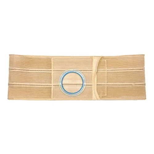 Nu-Hope - Flat Panel - BG-6710-C - Original Flat Panel Beige Support Belt 3-1/4" Opening 1" From Bottom 6" Wide 28" - 31" Waist, Small, Cool Comfort Ventilated Elastic, Right Sided Stoma.