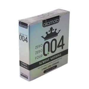 Okamoto - 04003 - Okamoto 004 Condoms, 3 ct.