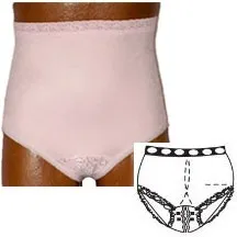 Options Ostomy Support Barrier - 81001XLC - OPTIONS Split-Lace Crotch with Built-In Barrier/Support, Center Stoma, Hips