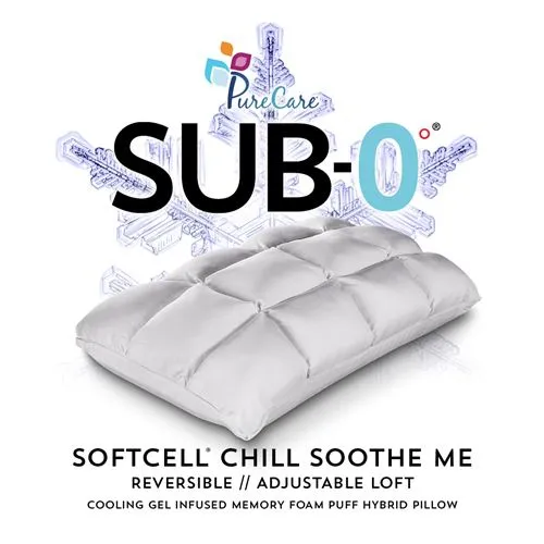 Pure Care - From: PCFRIOG614 To: PCFRIOG615 - PUC Sub 0? Softcell Chill Soothe Me Reversible Hybrid Pillow