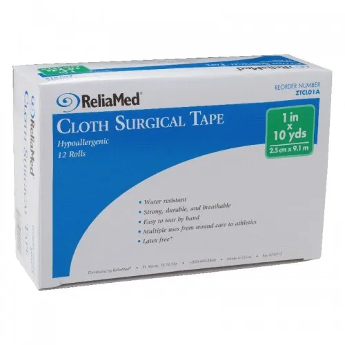 Cardinal Health - Reliamed - From: CL01 To: CL03 - Med  Essentials Cloth Surgical Tape 1" x 10 yds.