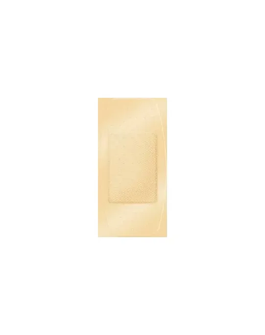 Dukal - American White Cross Stat Strip - 1570033 -  Adhesive Strip  2 X 4 Inch Fabric Rectangle Tan Sterile