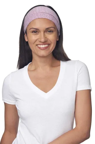 Royal Apparel - 32130-Eco tri purple - Womens eco Triblend Headband-Eco tri purple