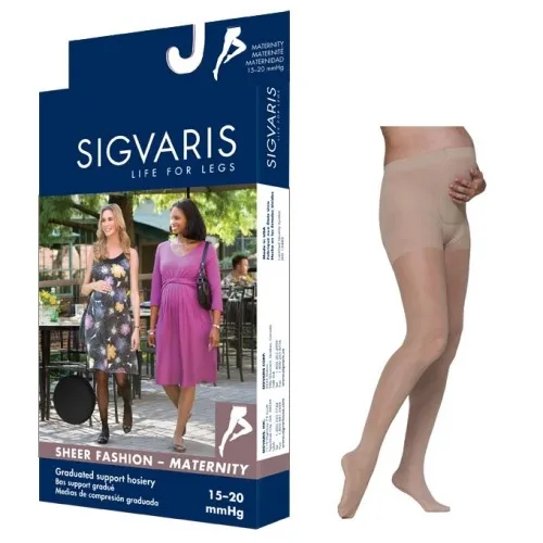 Sigvaris - 120MD33 - Sheer Fashion Maternity Pantyhose, 15-20 mmHg