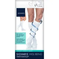 Sigvaris - From: 1601-CK To: 1605-CK - Eversoft Diabetic Calf High Socks 8 15 mmHg