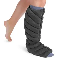 Sigvaris - From: 2632-BKR To: 2632-BKT - Chipsleeve w/ Oversleeve Foot To Knee REG